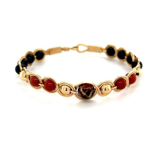 Multicolored Stones Bracelet - Picture 1 of 9